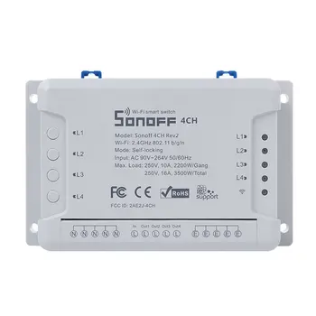 

Universal 4 Channels Remote Control Electronic Smart Switch Wifi Modified Parts Wifi Smart Switch Wifi Smart Light Switch