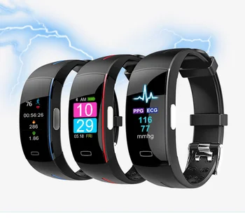 

Smart Sport Bracelet Color Screen ECG Monitoring Healthy Heart Rate Monitoring Temperature Measurement Exercise Pedometer