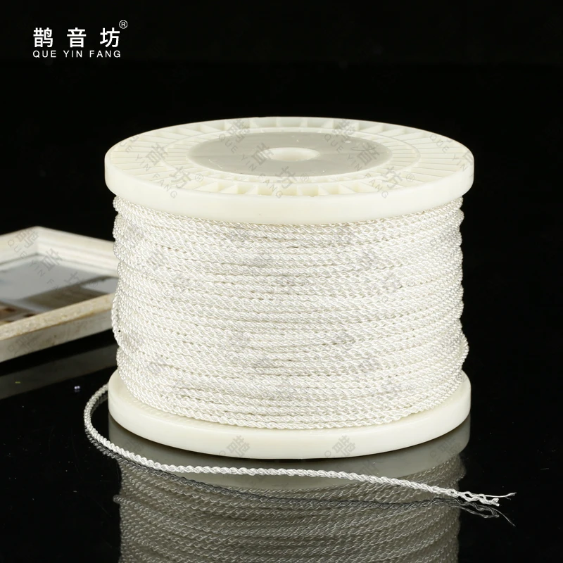 QUEYINFANG DIY 4 х ядерный наушники Обновление кабель посеребренный антенный из