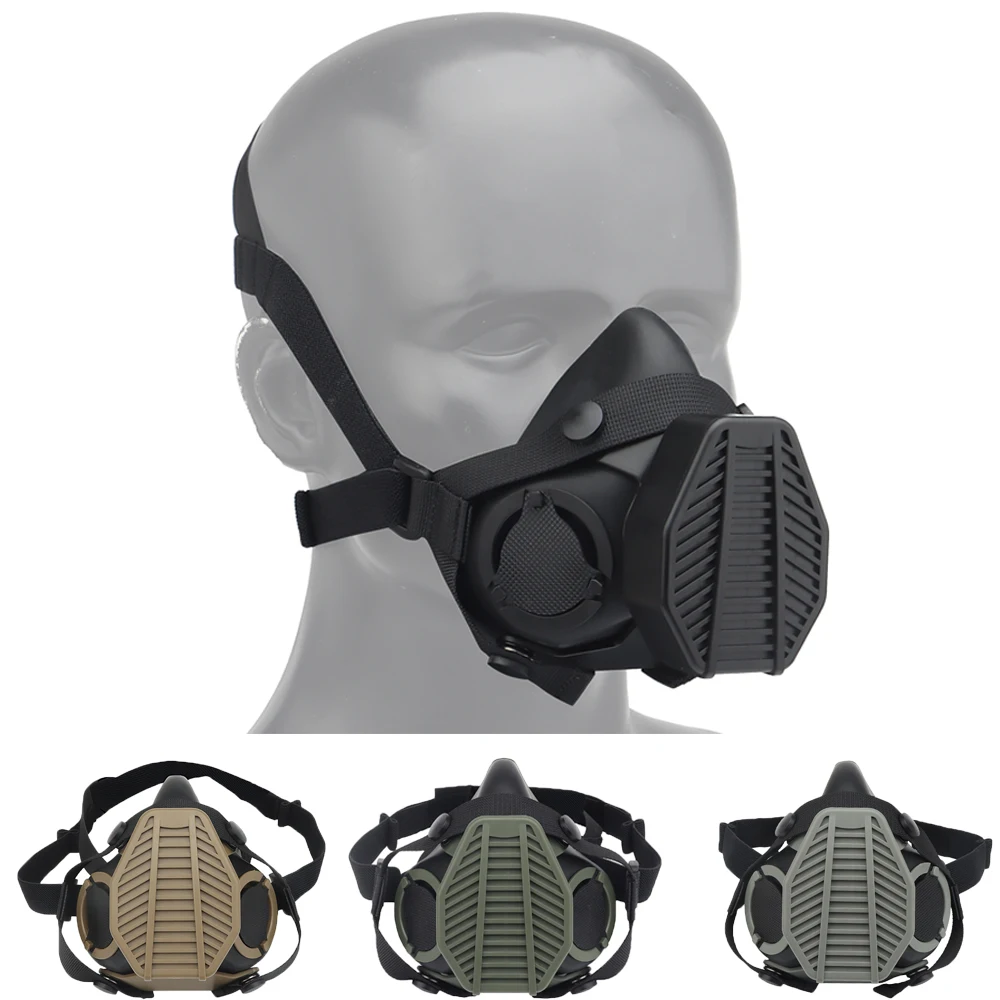 Airsoft Respirator | Half Face Gas Mask | Replaceable Filter Airsoft Gas Mask - Tactical - Aliexpress