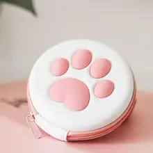 GeekShare-soporte para tarjetas de juego Cat Paw, funda de almacenamiento de cartuchos Compatible con Nintendo Switch, se adapta a hasta 16 ranuras para tarjetas