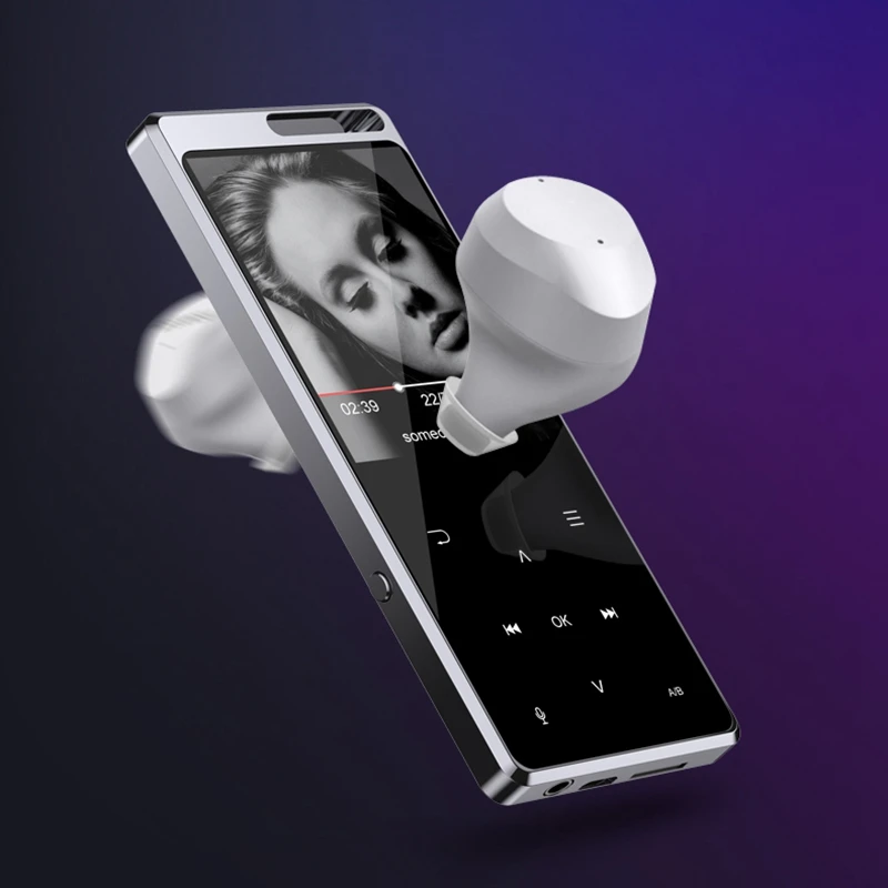 2,4 дюймовый MP3-плеер с bluetooth-динамиком встроенный 8G регулировка яркости пресс-экран Walkman с подсветкой