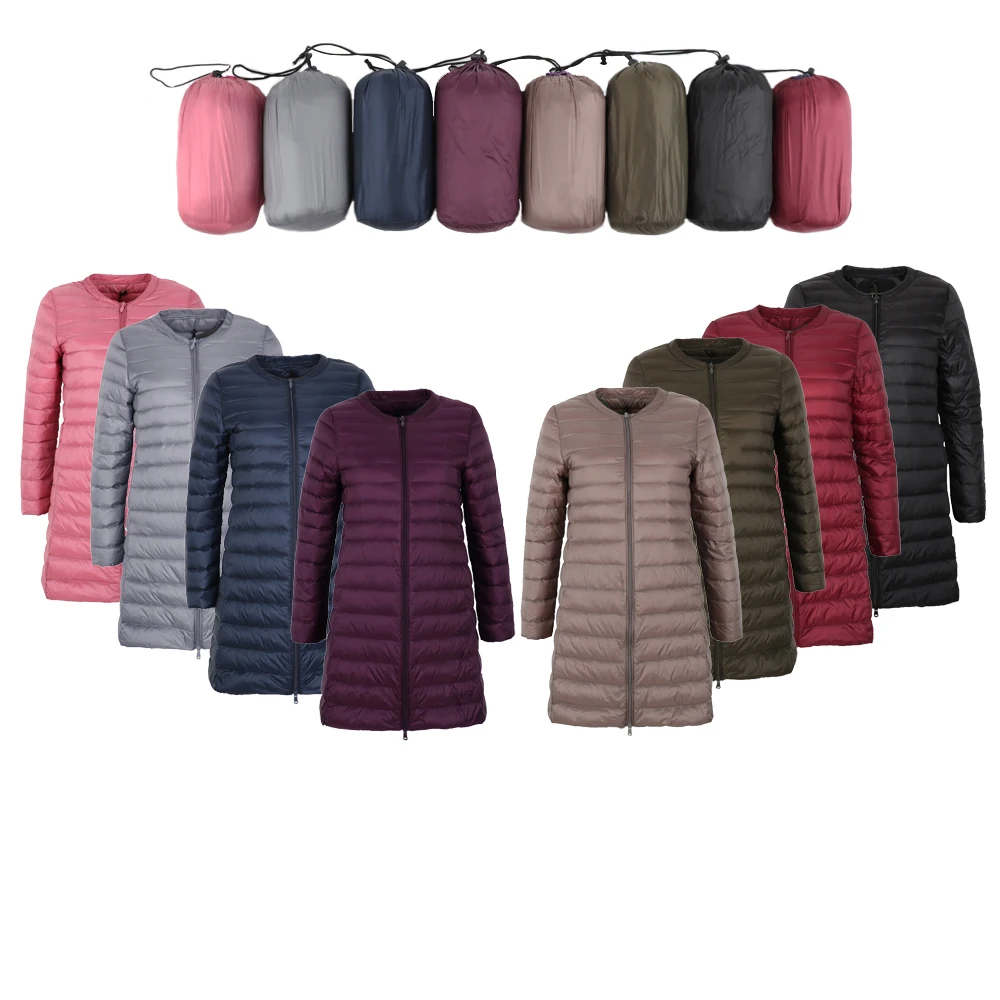Goede NewBang Merk donsjack vrouwelijke Lange Eend Donsjack Vrouwen Lichtgewicht Warm Linner Slanke Draagbare dames Jassen