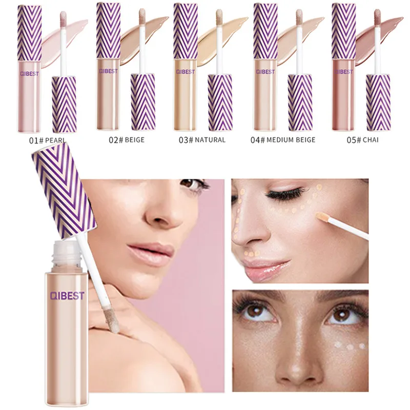 Идеальное покрытие QIBEST консилер для лица стойкая жидкость искусственная кожа