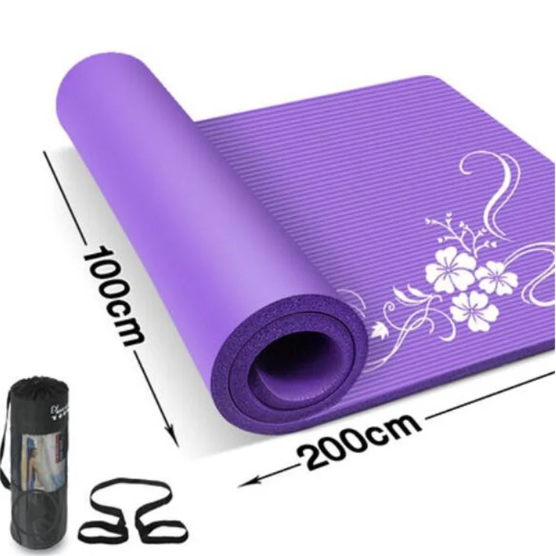 Bedelen Lao eend 15Mm Dikte Yoga Mat 200*100Cm Milieuvriendelijke Geurloos Nbr Hoge  Elastische Yoga Pad - AliExpress