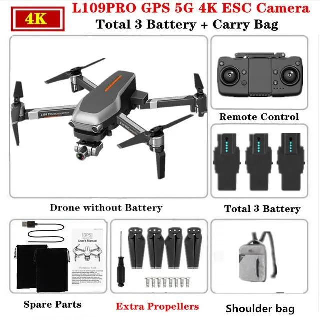 MATAVISH 3 PRO GPS Drone 4K Quadcopter Mechanical Two-axis Anti-shake 5G WiFi FPV  1.2km HD ESC Camera  Profissional Drone hx750 drone control RC Quadcopter