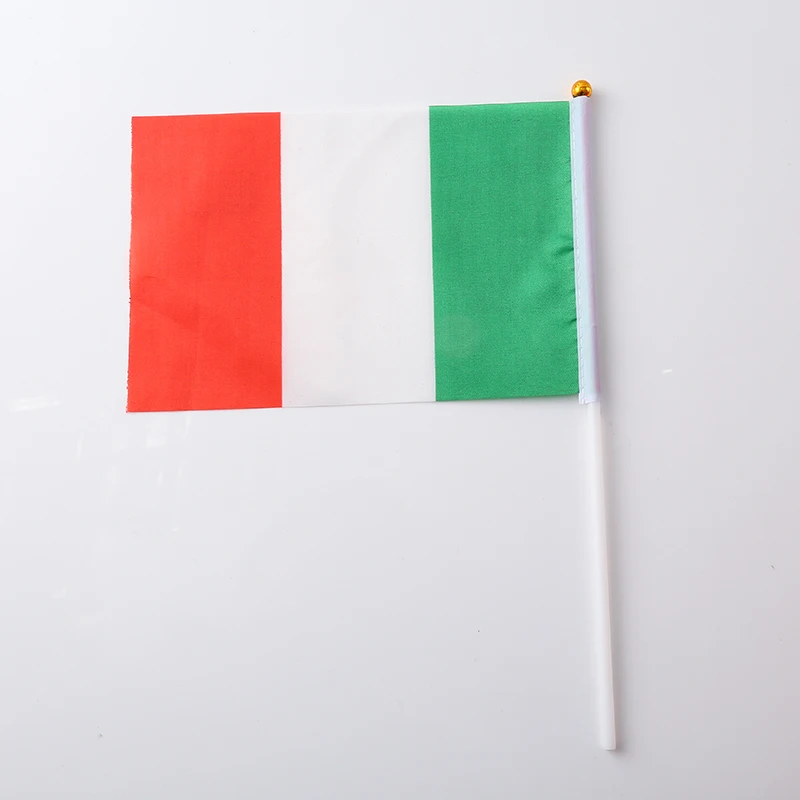Italy Canadian Flag Brazilian Flag Spanish Flag Italian Flag Print Stripes Fashion 30.5*21*0.5cm Terylene Nylon Nationalflag National - Цвет: Italy