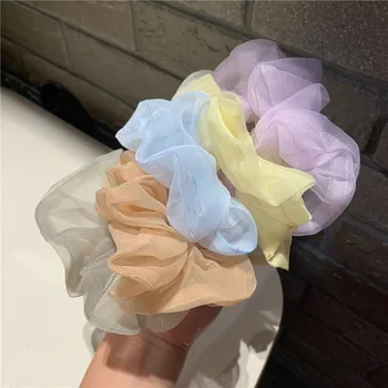 

Rubber Scrunchy Elastic Hair Bands Women Scrunchies Ornaments Ponytail Holder Hair Accessories