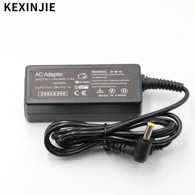 Laptop AC Adapter Battery Charger 19V 2.1A 40W 2
