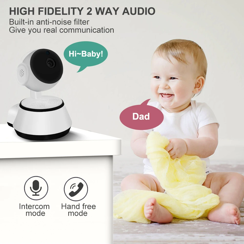DIDIHOU 720P Home Security IP Camera Wireless Smart WiFi Camera WI-FI Audio Record Surveillance Baby Monitor Save Memory Card