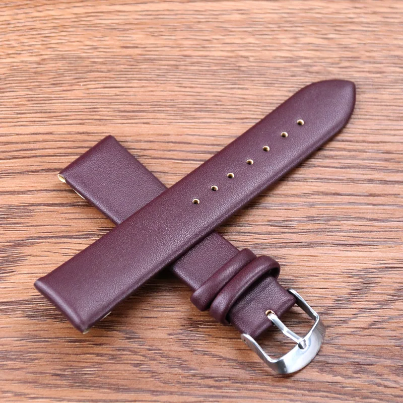Premium Leather Watch Strap - Elegant Wristband Accessory