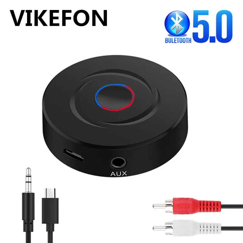 Bluetooth 5 0 аудио приемник передатчик 2 в 1 RCA 3 мм AUX разъем USB мини музыка стерео