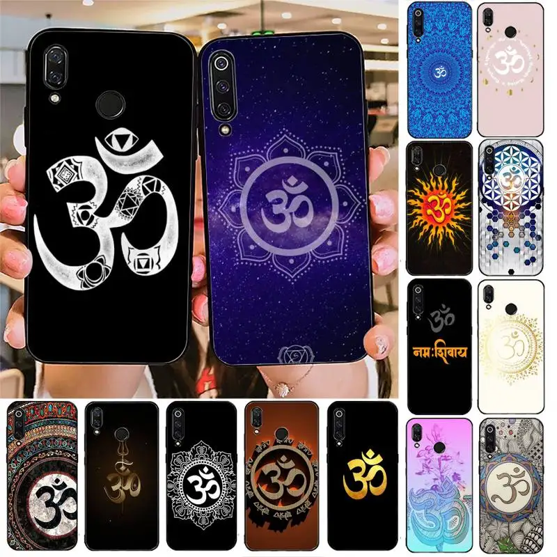 Распродажа мягкий резиновый чехол для телефона Aum Om Yoga ДЛЯ Redmi note 8Pro 8T 6Pro 6A 9 8 7 7A 5 5A
