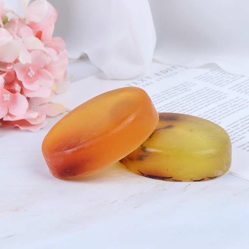 

Hot selling brand new Moisturising handmade soap glycerin soap transparent soap dried flower soap