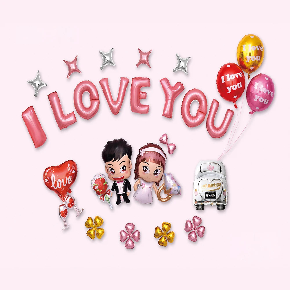 1 set of wedding aluminum foil globos bride and groom wedding anniversary balloons decoration wedding balloon 1 1 set of wedding aluminum foil globos bride and groom wedding anniversary balloons decoration wedding balloon 2