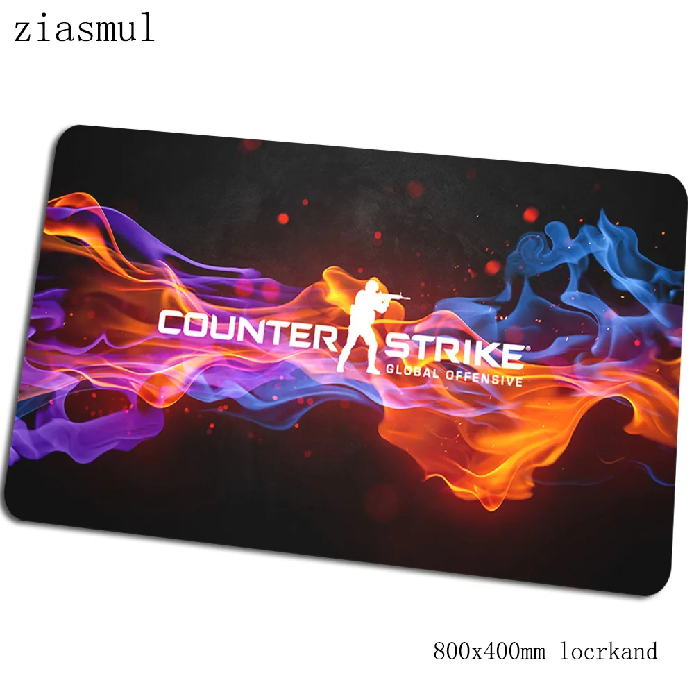 Csgo коврик для мыши 80x40 см игровой коврик для мыши с изображением аниме ПК ноутбук с алюминиевым корпусом с забавным padmouse игры pc gamer коврики - Цвет: Size 800x400x2mm