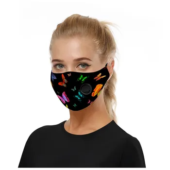 

Men Women Print Cloth Face Shield Breathable Mouth Mask Washable Face Mask Face Shield Reusable Windproof mondmaskers Cubrebocas