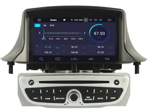 PX5 Octa(8)-Core Android 9,0 автомобильный dvd-плеер для RENAULT Megane III 2009-2011 Автомобильный аудио gps Мультимедиа Навигация