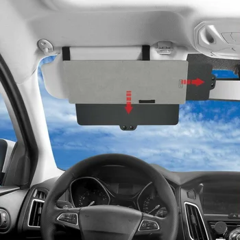 

Car Sun Visor Extension Extender Shield Front Side Window Shade Anti-Glare Truck Anti-UV Protection Durable Practical Accessory