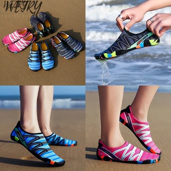 

Unisex Sneakers Swimming Shoes Quick-Drying Aqua Shoes and children Water Shoes zapatos de mujer for Beach Men shoes Size 35-46