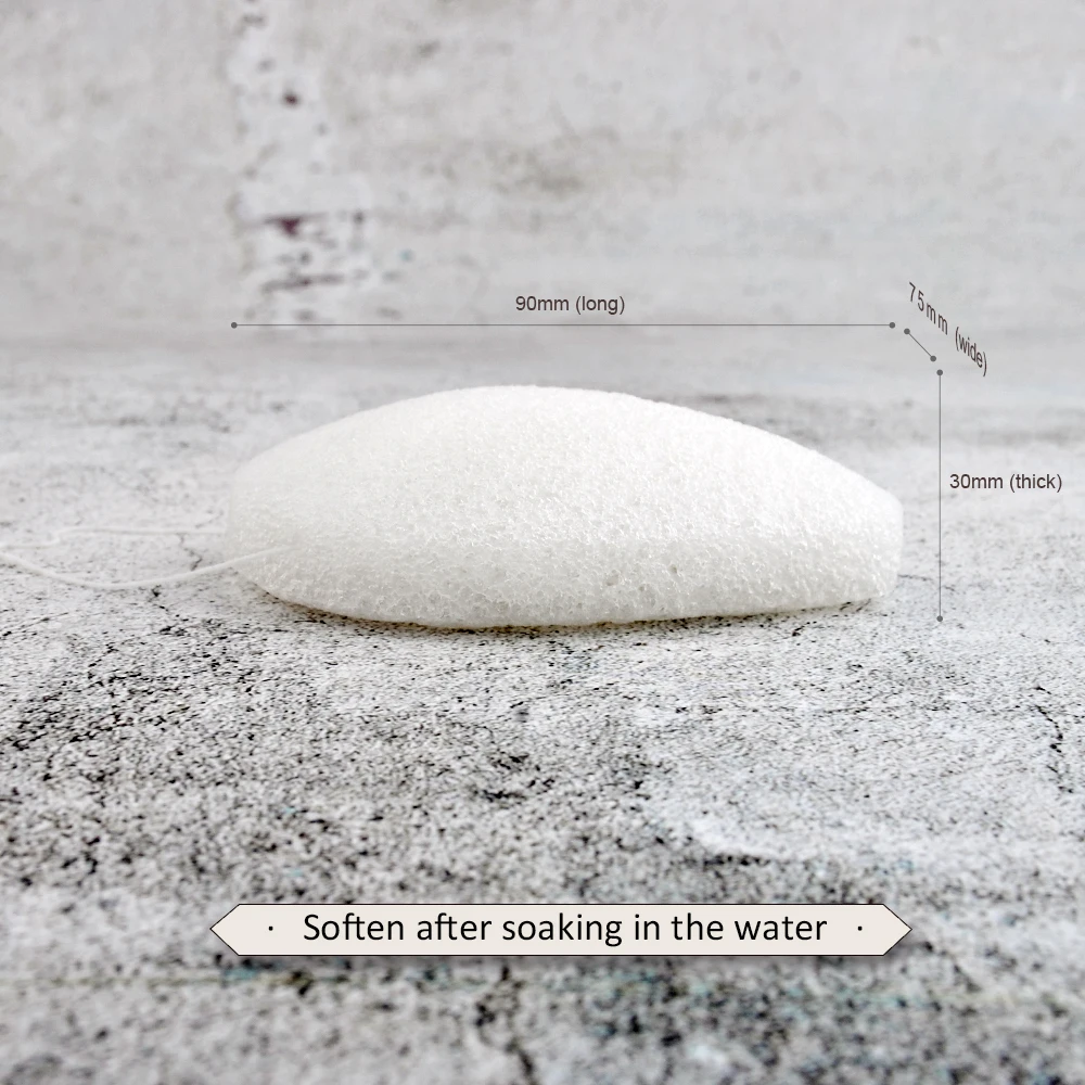 Губка Konjac 5 цветов косметическая губка для очистки лица натуральный спонж