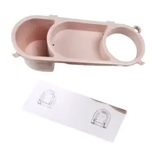 Настенный держатель для фена на присоске для ванной комнаты, подставка для гребня, органайзер для хранения, крепкая присоска, практичная