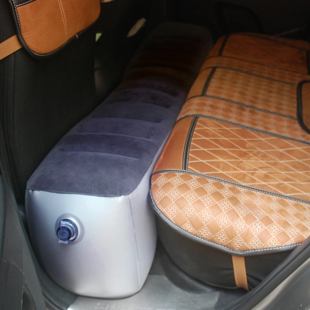 Iatable Car Travel Mattress Bed Rear Seat Air Mattress for car PVC Cushion Car Travel Bed Camping Auto Interior