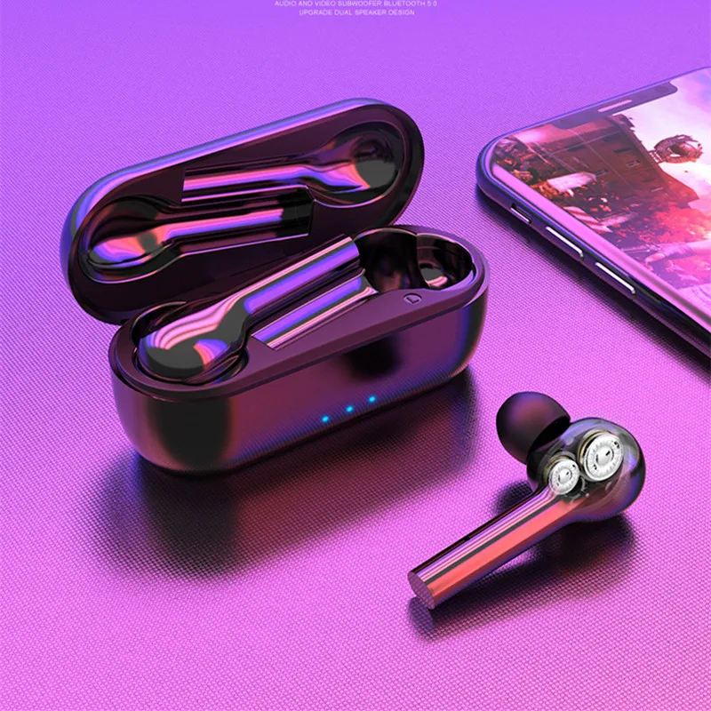 wearbuds watch Portable Wireless Bluetooth Earphone Stereo Headset For Iphone Xiaomi huawei All Smart Phone off White earbuds