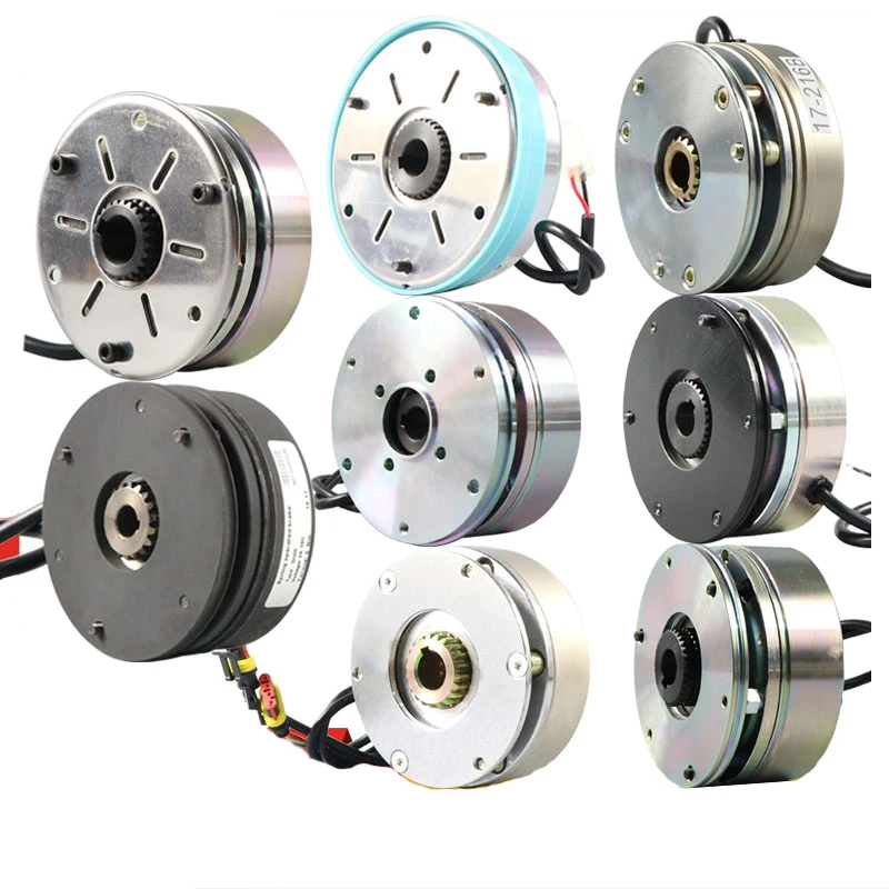Electric truck brake assembly, electromagnetic brake, drive motor, stacker brake disc