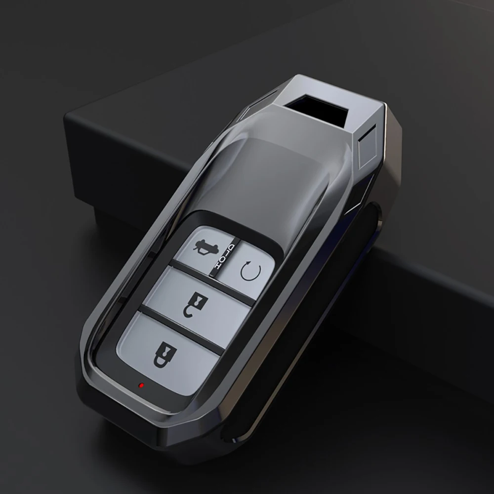 

Remote Smart Key Cover Fob Case Shell Fit For Civic For HR-V CRV Odyssey Accord 2013-2017 TPU Black Car Styling