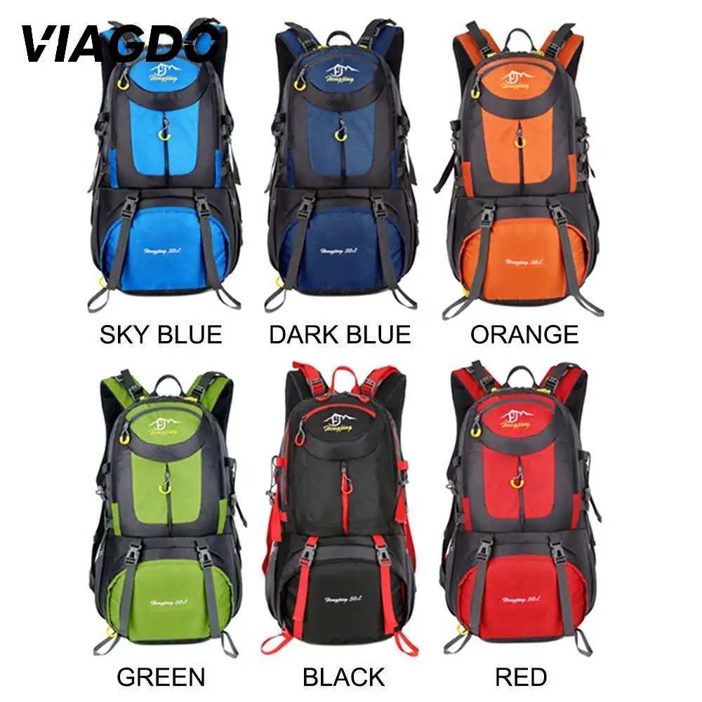 50 л Легкие уличные водонепроницаемые сумки рюкзак мужской спортивный для