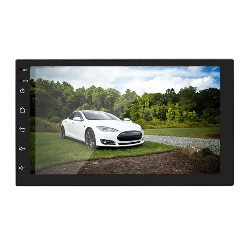7168 2 DIN 7 дюймов сенсорный экран Android 8 1 стерео BT 4 0 gps FM MP5 плеер wifi доступ в Интернет