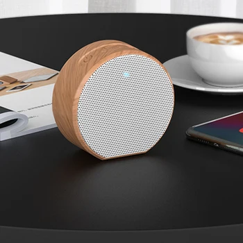 

A60 Subwoofer Protable Subwoofer Wood Grain Wireless Bluetooth Speaker Bluetooth Speaker with Card Plug Calling Function