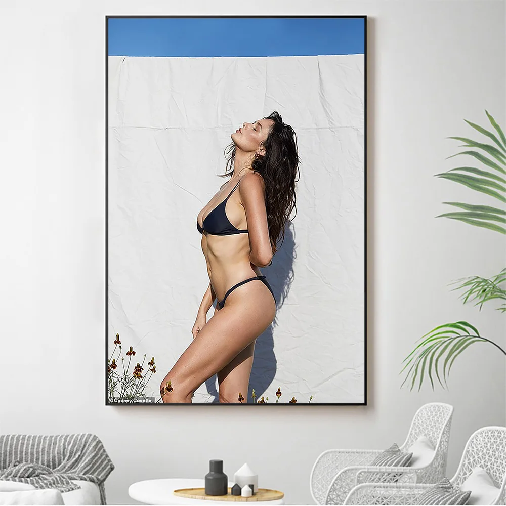 

Silk Cloth Wall Poster Nicole Trunfio 2 Sexy Model Star Art Home Decoration Gift