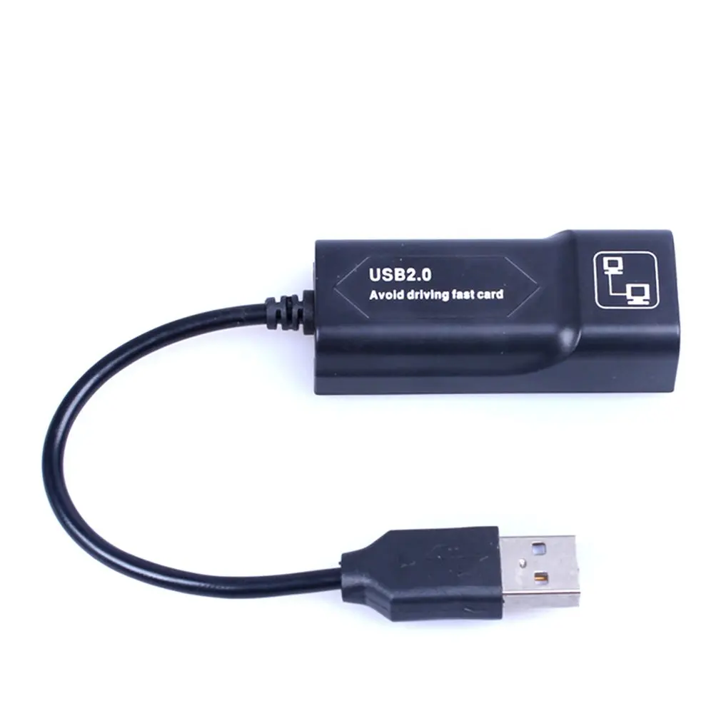 Компактный размер ULC26 внешний Ethernet адаптер Сетевая карта USB 2,0 к RJ45 Lan Проводная сетевая карта для Windows