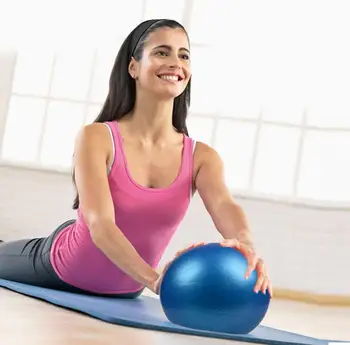 

HiMISS Yoga Pilates Fitness Balance & Stability Mini Anti Burst PVC Exercise Posture Ball Mini Yoga Pilates Body Posture Ball