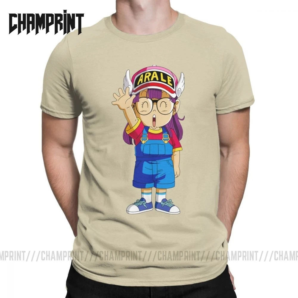 Arale Мужская футболка с надписью Dr Slump Торияма Аниме Манга 90-х милый робот 80-х