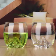 Красочный стеклянный Кубок Дома креативный тренд крепление Fuji Айсберг стекло виски бренди, вино стеклянная чашка, сок чашка воды