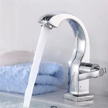 

Bathroom Basin Faucet Vertical Type Water Tap Spiral Vegetable Faucet Rotatable Single Hole Kitchen Water Faucet