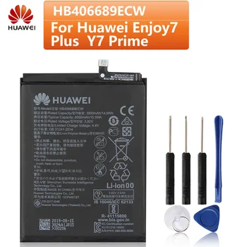

HuaWei Original HB406689ECW Battery For Huawei Enjoy 7 Plus 8 Plus Y7 Prime Enjoy Y9 2019 Replacement Phone Battery 4000mAh