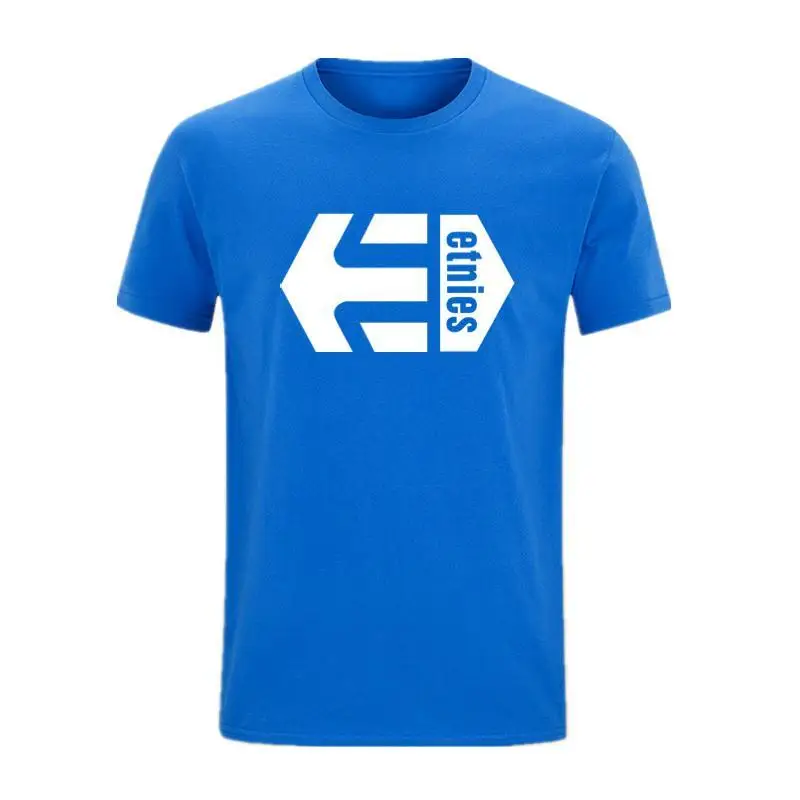 Новая Однотонная футболка Etnies, Мужская черная и белая хлопковая футболка, летняя модная футболка для скейтборда, футболка для мальчиков, футболка для скейта, топы