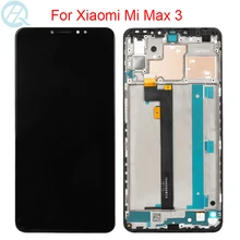 Ensemble écran tactile LCD de réparation avec châssis, 6.9 pouces, pour Xiaomi Max 3, Original=