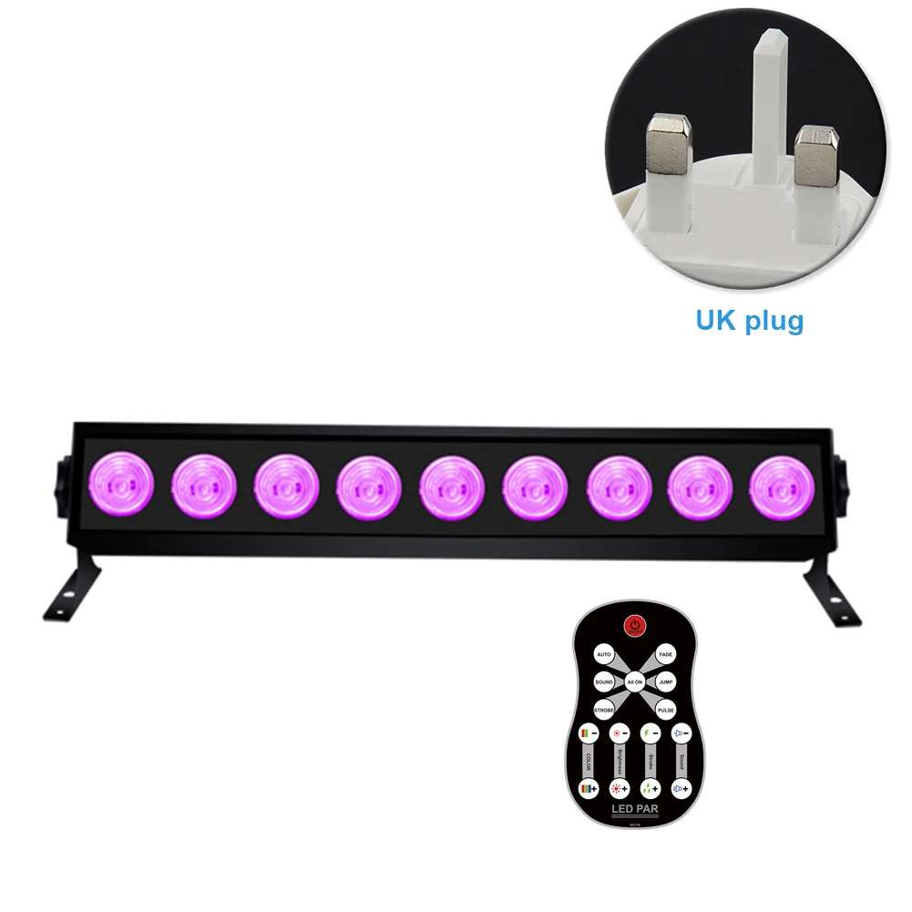 

Wall Lamp Ultraviolet Party Hanging Luminous Bright Stage Light Club KTV Bar Halloween Remote Control DIY Decorative