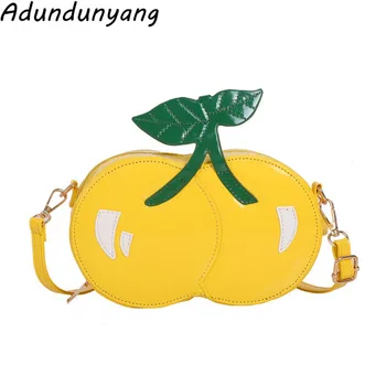 

Women Fruit Cherry Bag Bolsa Feminina Handbag Luxury Designer Casual Messager Bags Fashion PU Leather Shoulder Bolsas Clutch Bag