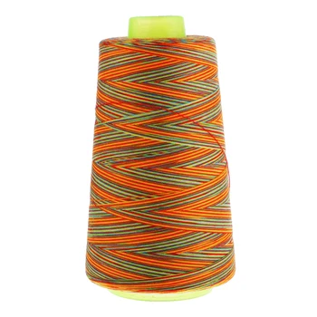 

1 Spool 40S/2 Rainbow Polyester Sewing Quilting Threads for Jeans Leather Canvas
