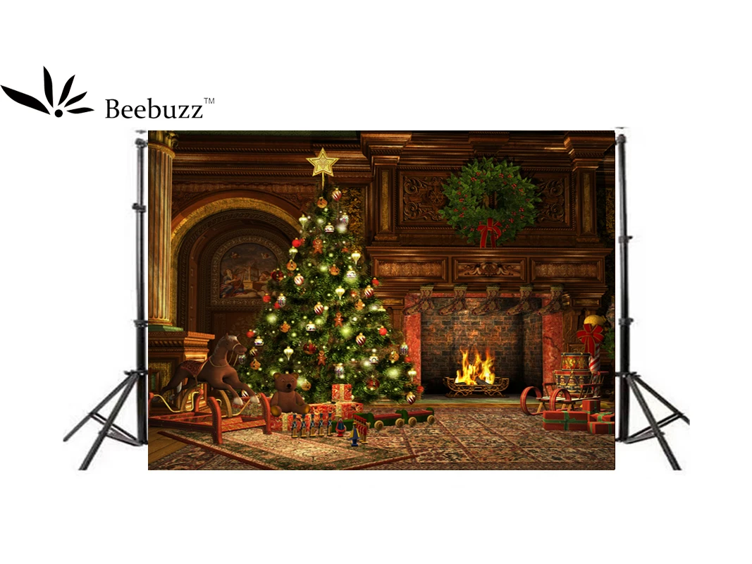 

Beebuzz photo backdrop christmas tree and dictation decoration background