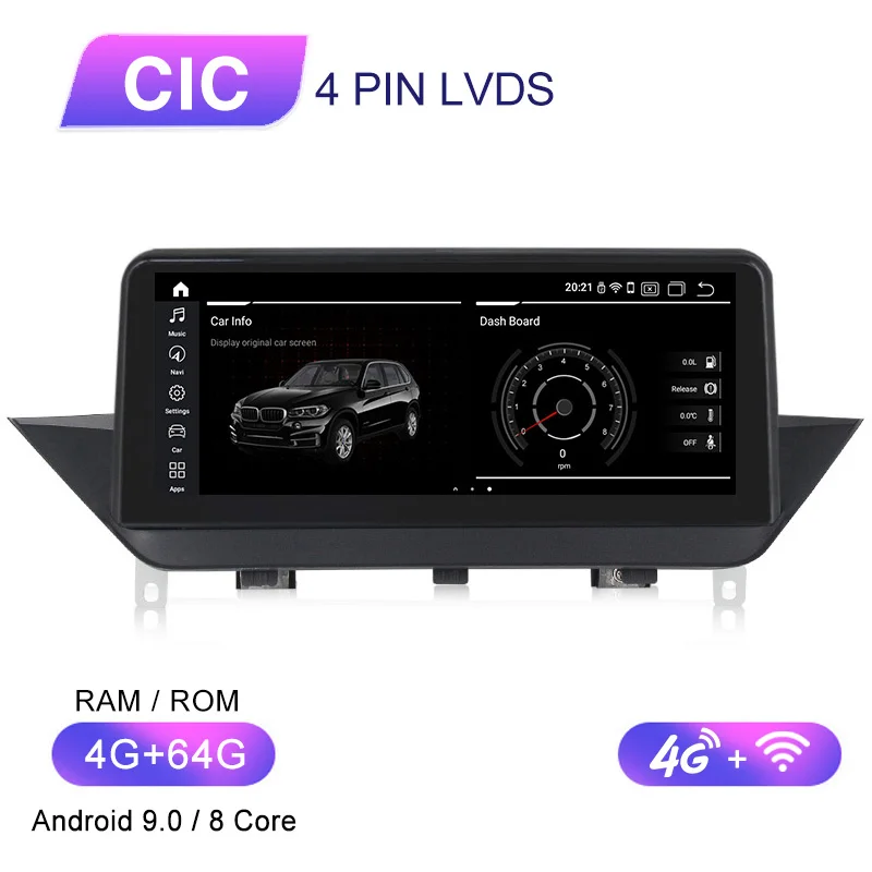 Ips ID7 PX6 6 ядер Android 8,1 система автомобильный DVD мультимедийный плеер для BMW X1 E84 2009-2013 с wifi радио BT gps навигация - Цвет: CIC