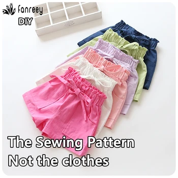 

Girls' Summer Shorts Sewing Patterns DIY T02