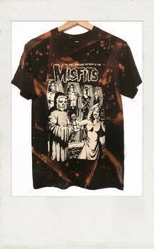 

The Return Of The Misfits Acid Washed T Shirt