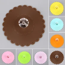 7 шт Анти-пыль герметичные Кепки многоразовые Чай всасывания уплотнение дома Крышка для стакана из Кофе кружка с силиконовой крышкой Кухня офисные милые